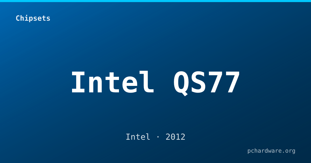 Intel QS77 card