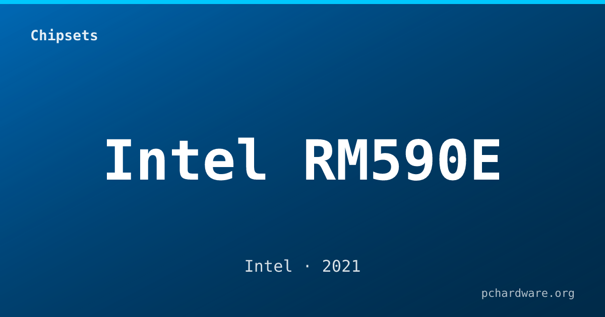 Intel RM590E card