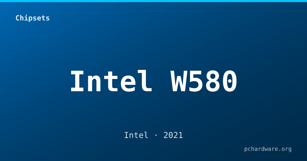 Intel W580 card