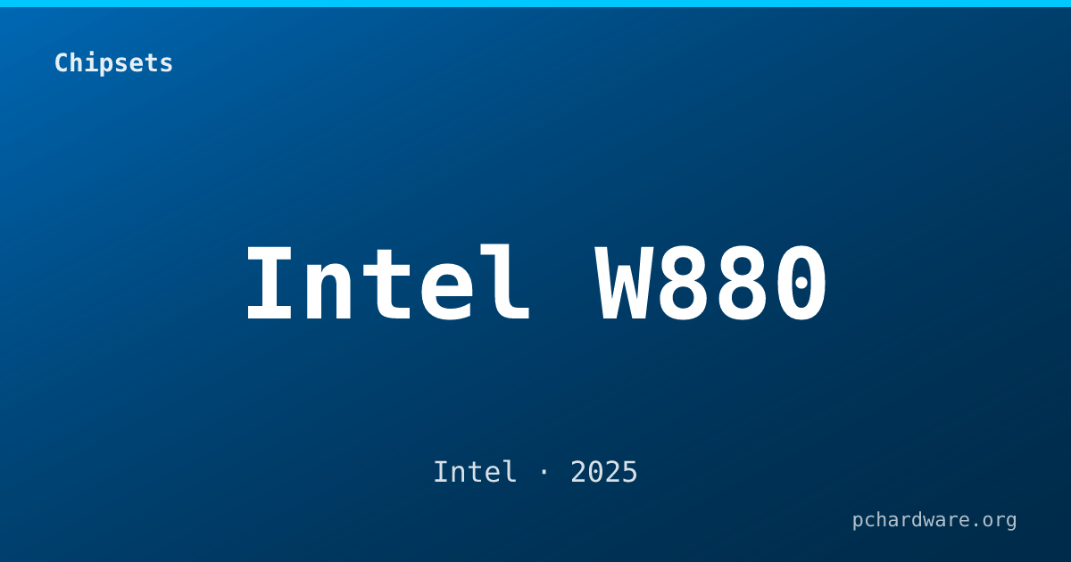 Intel W880 card