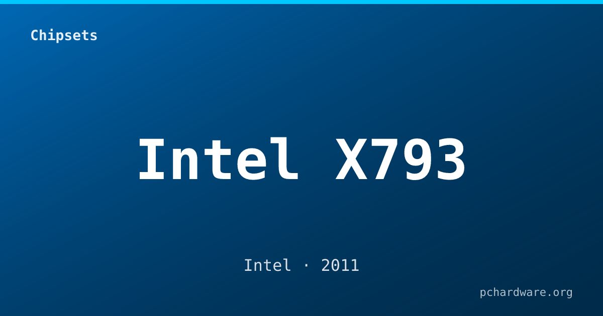 Intel X793 card