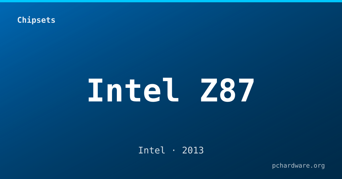 Intel Z87 card