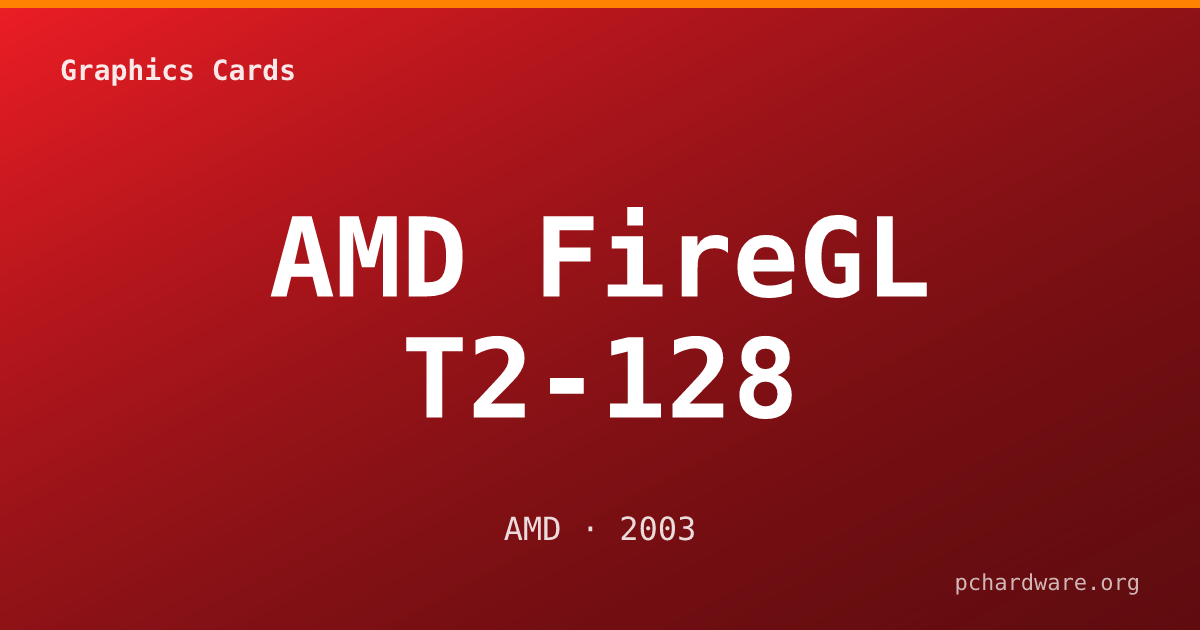 AMD FireGL T2-128 card