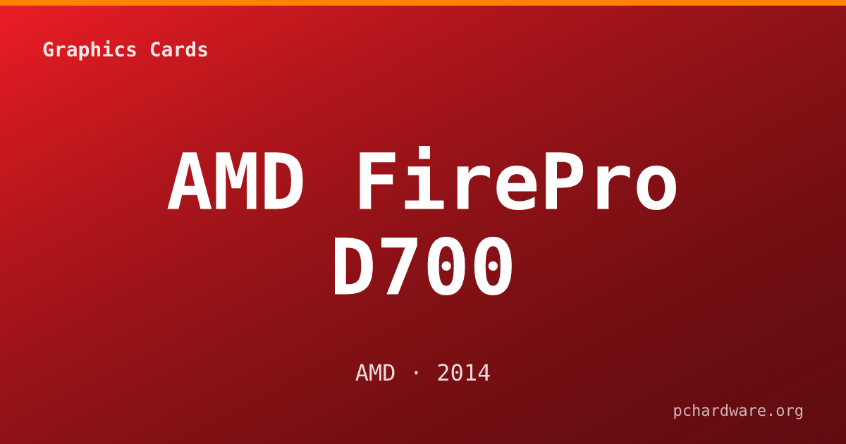 AMD FirePro D700 card