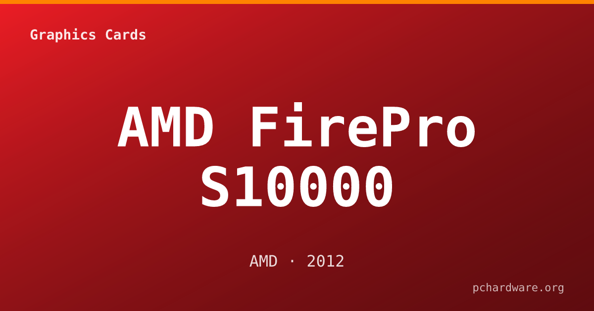 AMD FirePro S10000 card