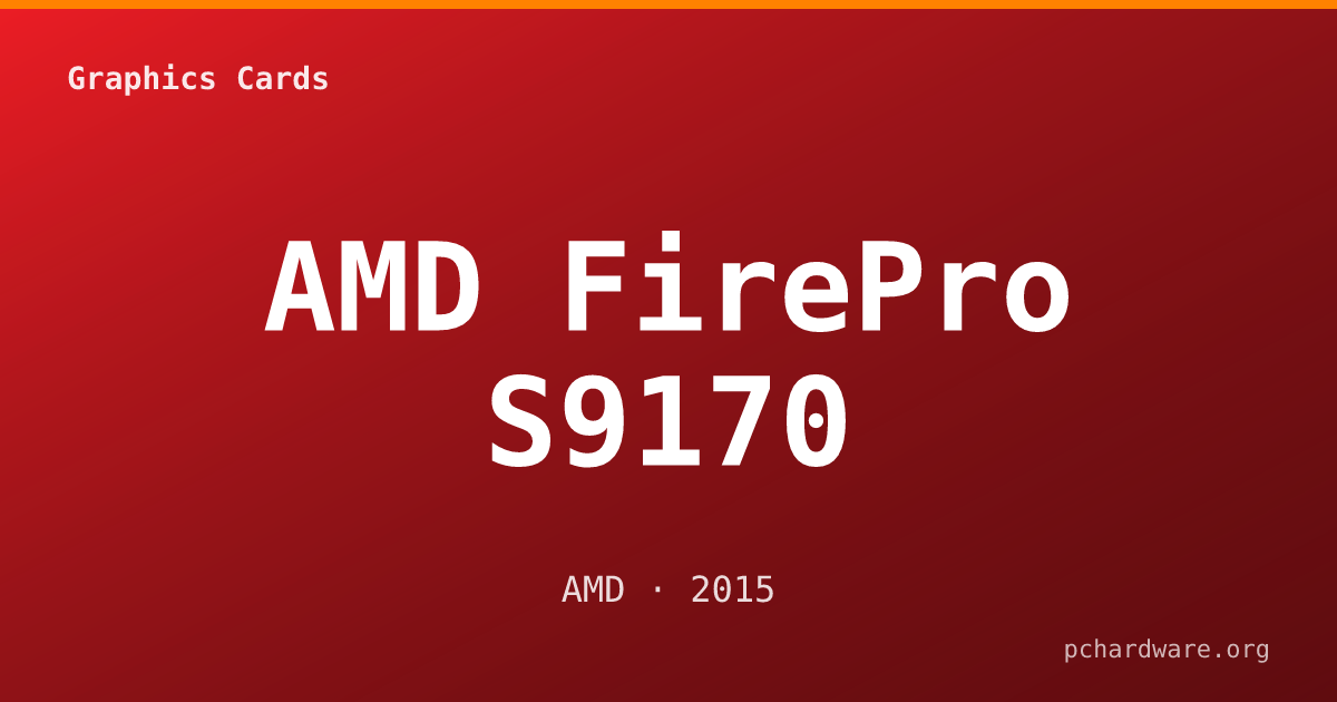 AMD FirePro S9170 card