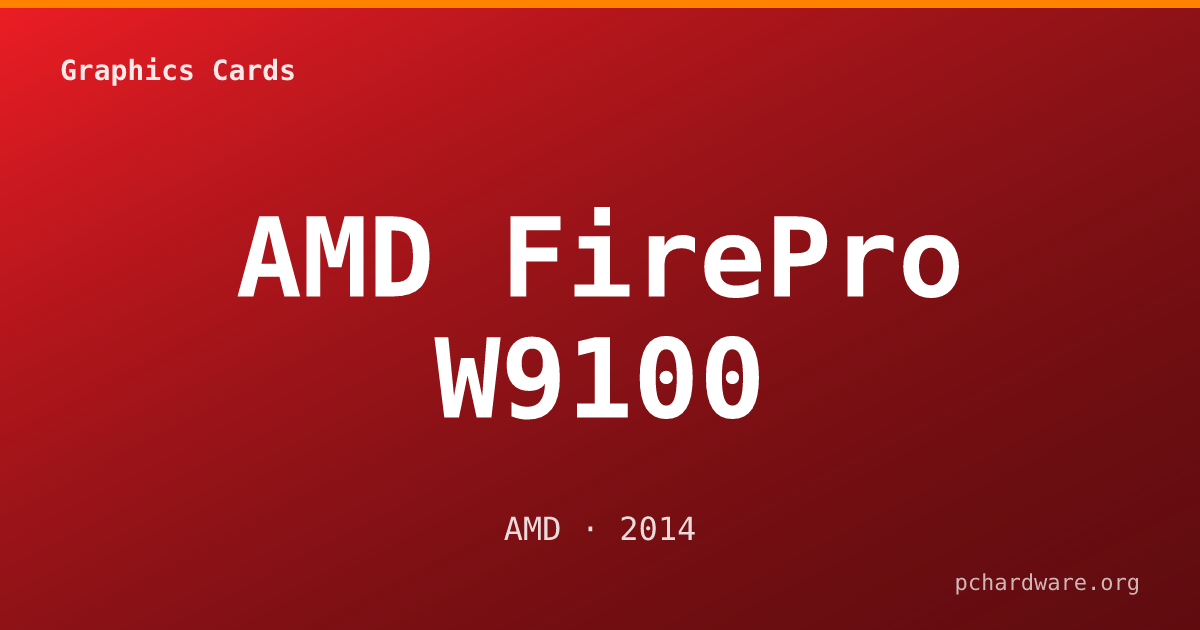 AMD FirePro W9100 card
