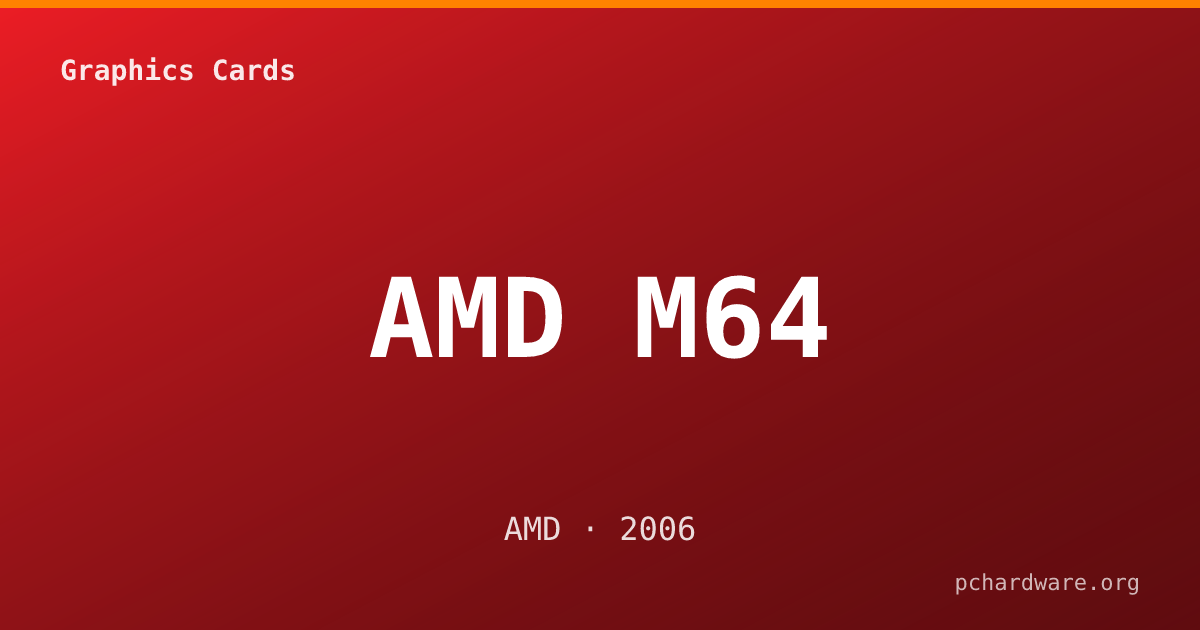 AMD M64 card