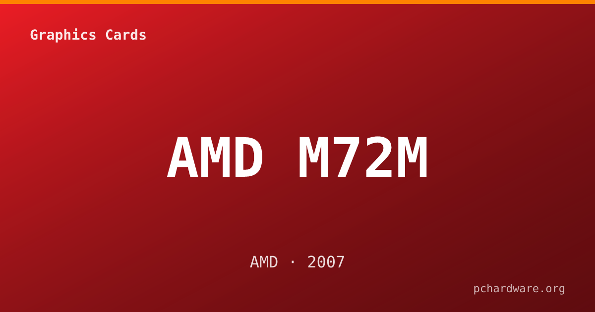 AMD M72M card
