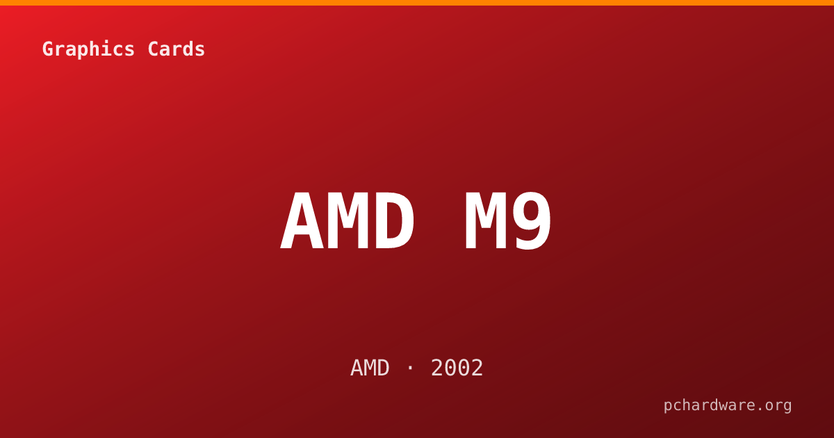 AMD M9 card