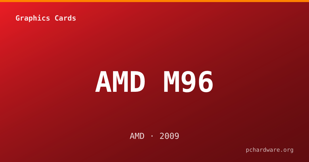 AMD M96 card