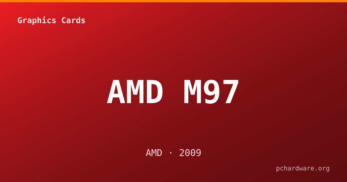 AMD M97 card