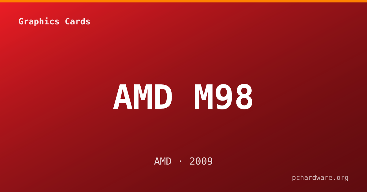 AMD M98 card