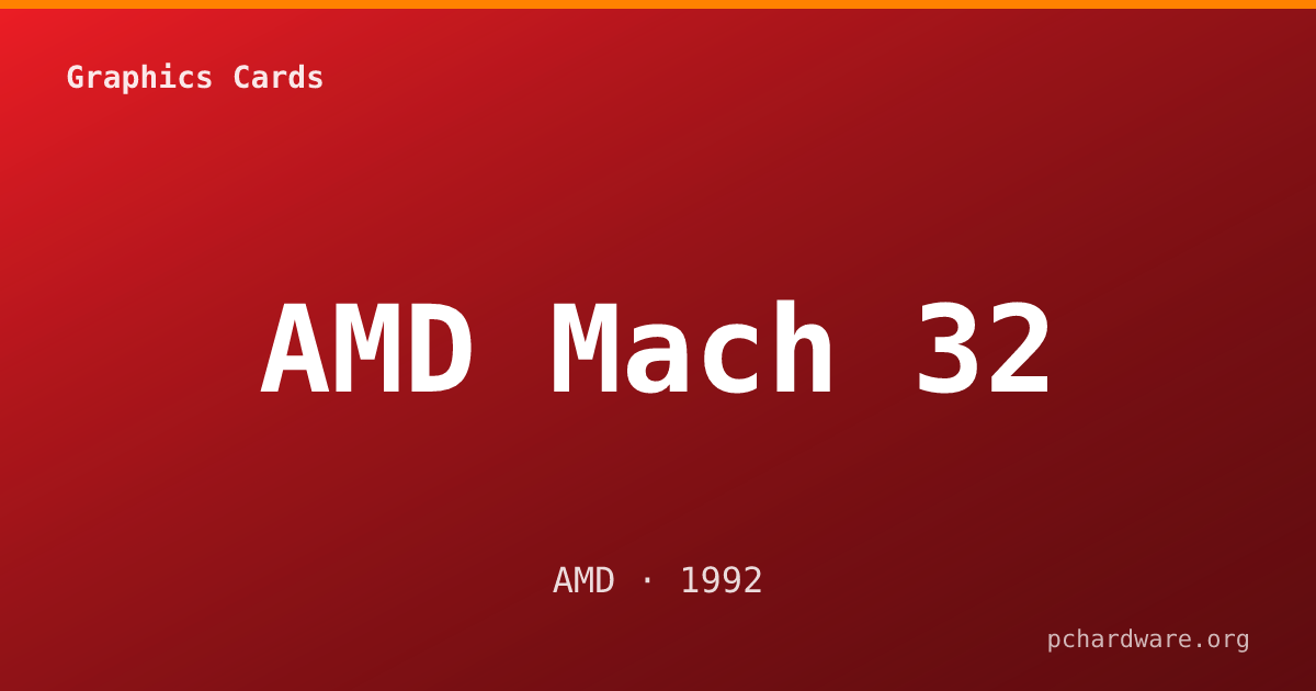 AMD Mach 32 card