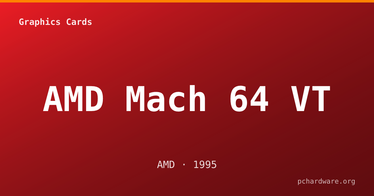 AMD Mach 64 VT card