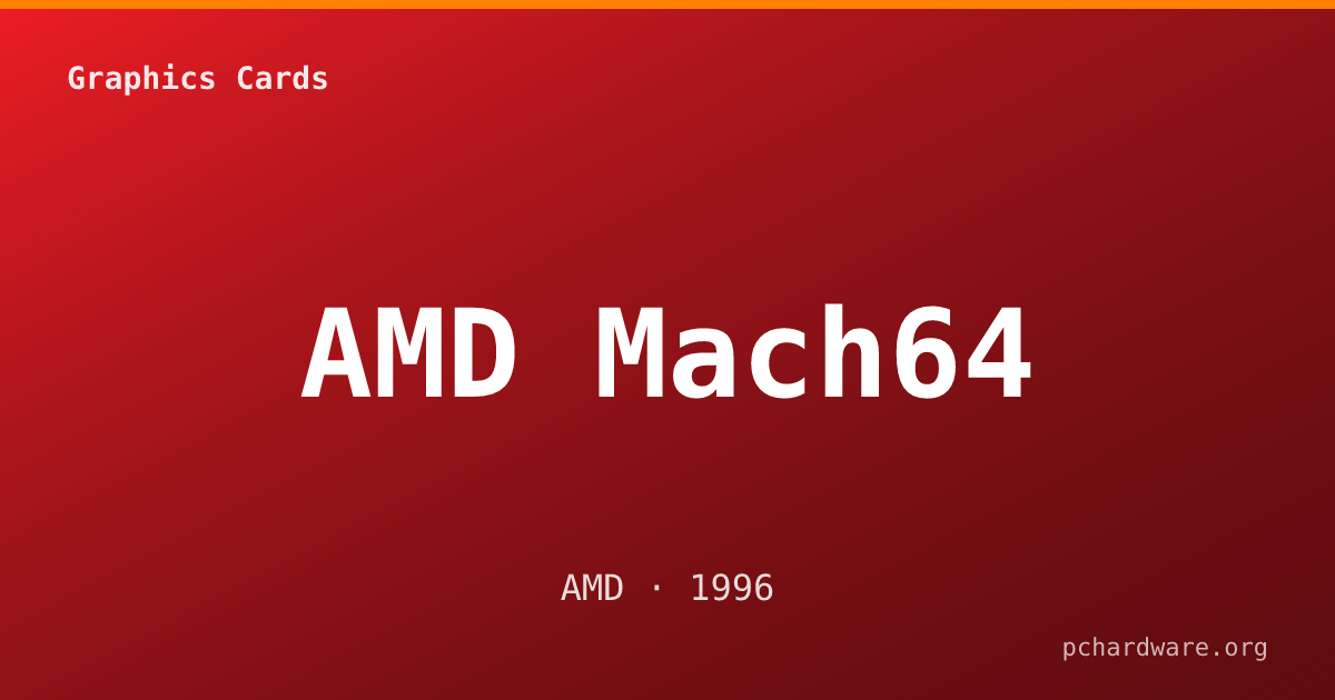 AMD Mach64 card