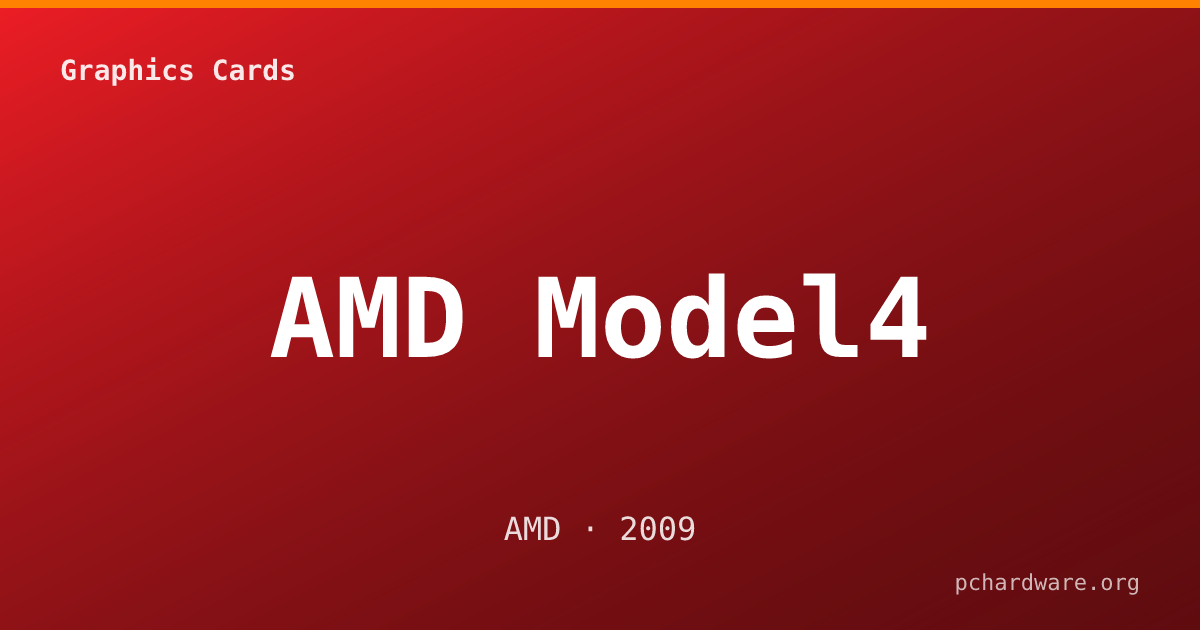 AMD Model4 card