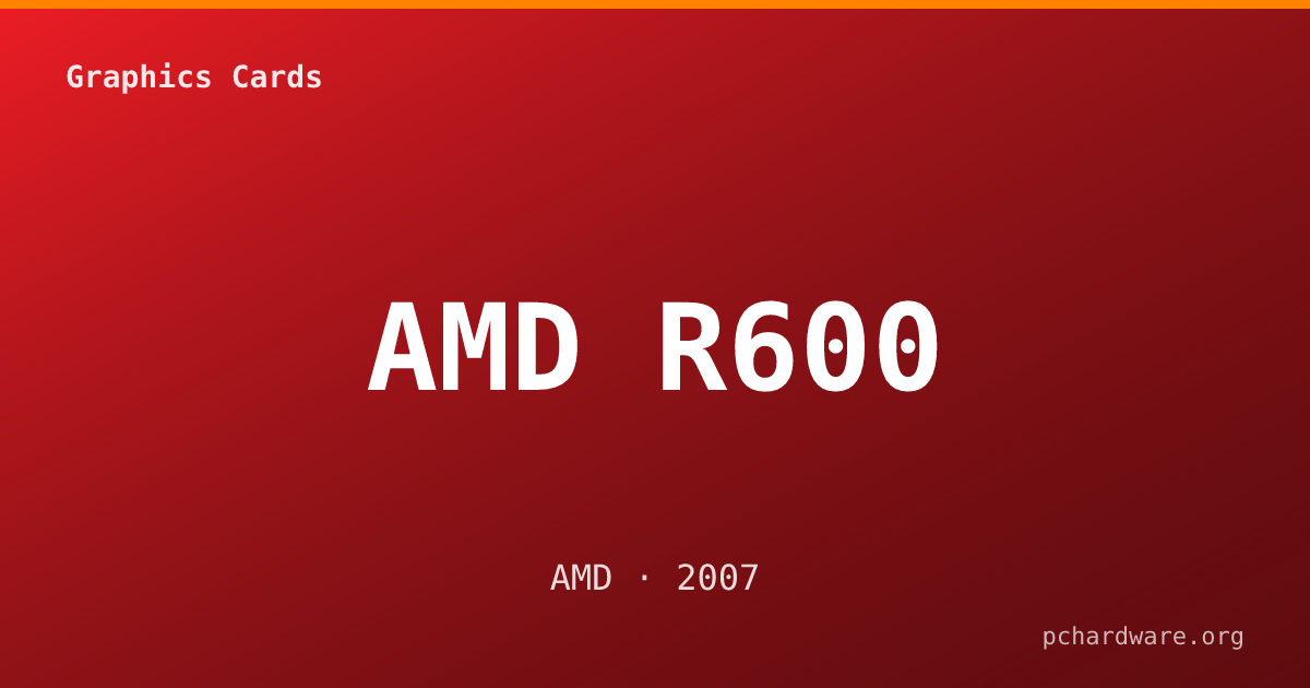 AMD R600 card