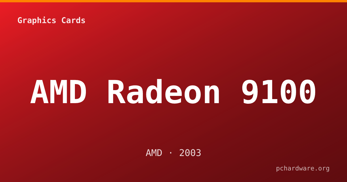 AMD Radeon 9100 card