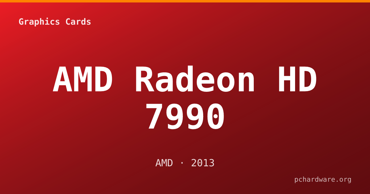AMD Radeon HD 7990 card