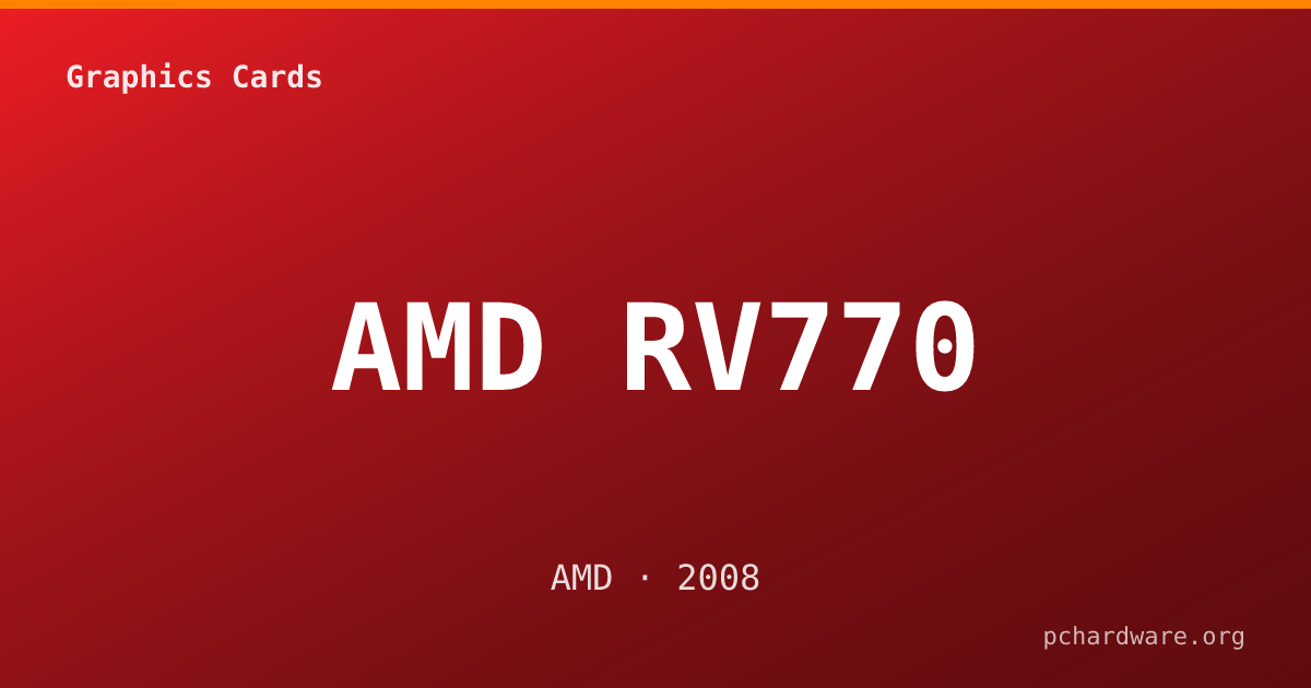 AMD RV770 card