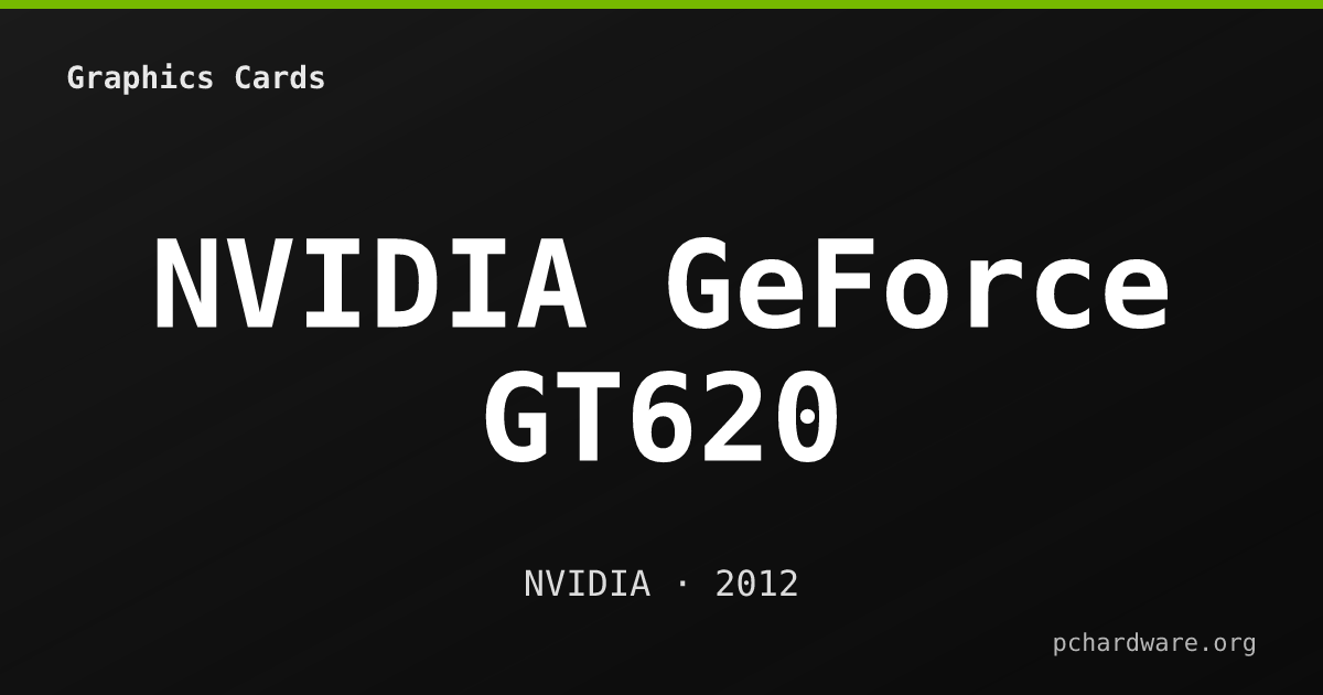 NVIDIA GeForce GT620 card