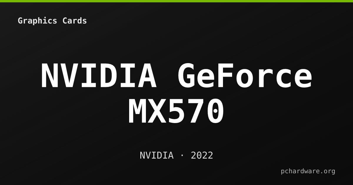 NVIDIA GeForce MX570 card
