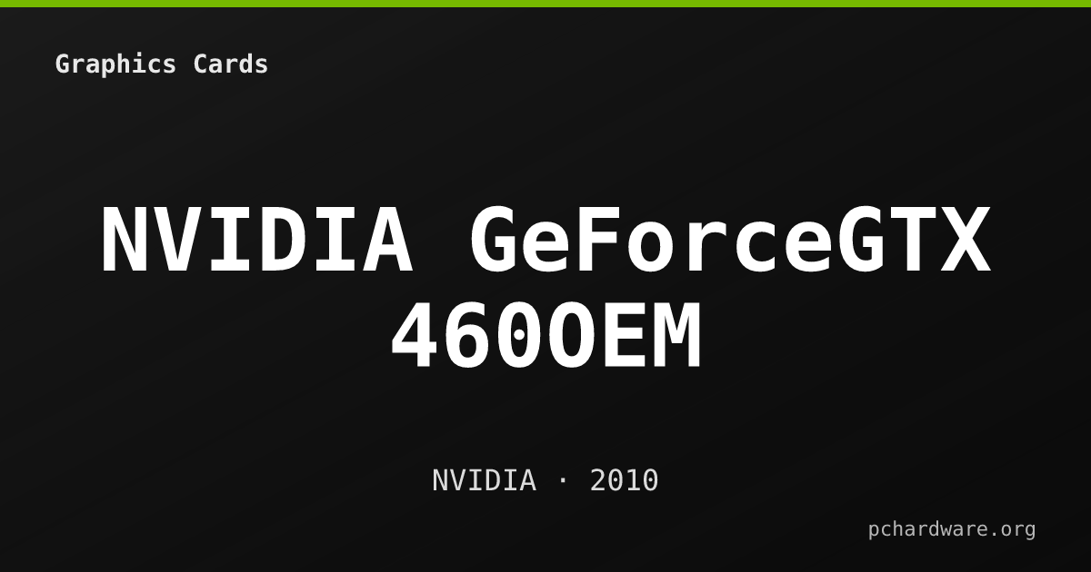 NVIDIA GeForceGTX 460OEM card