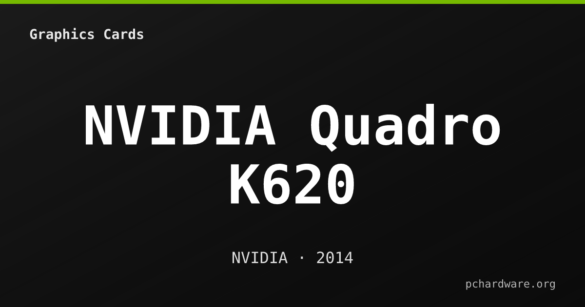 NVIDIA Quadro K620 card