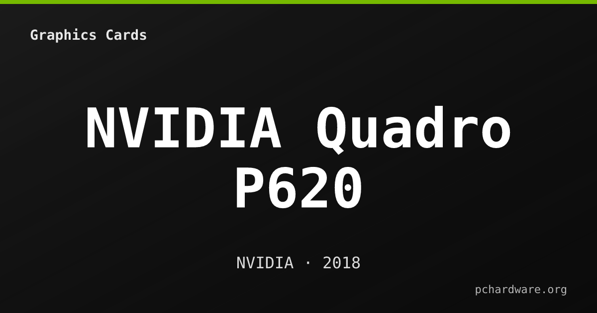 NVIDIA Quadro P620 card