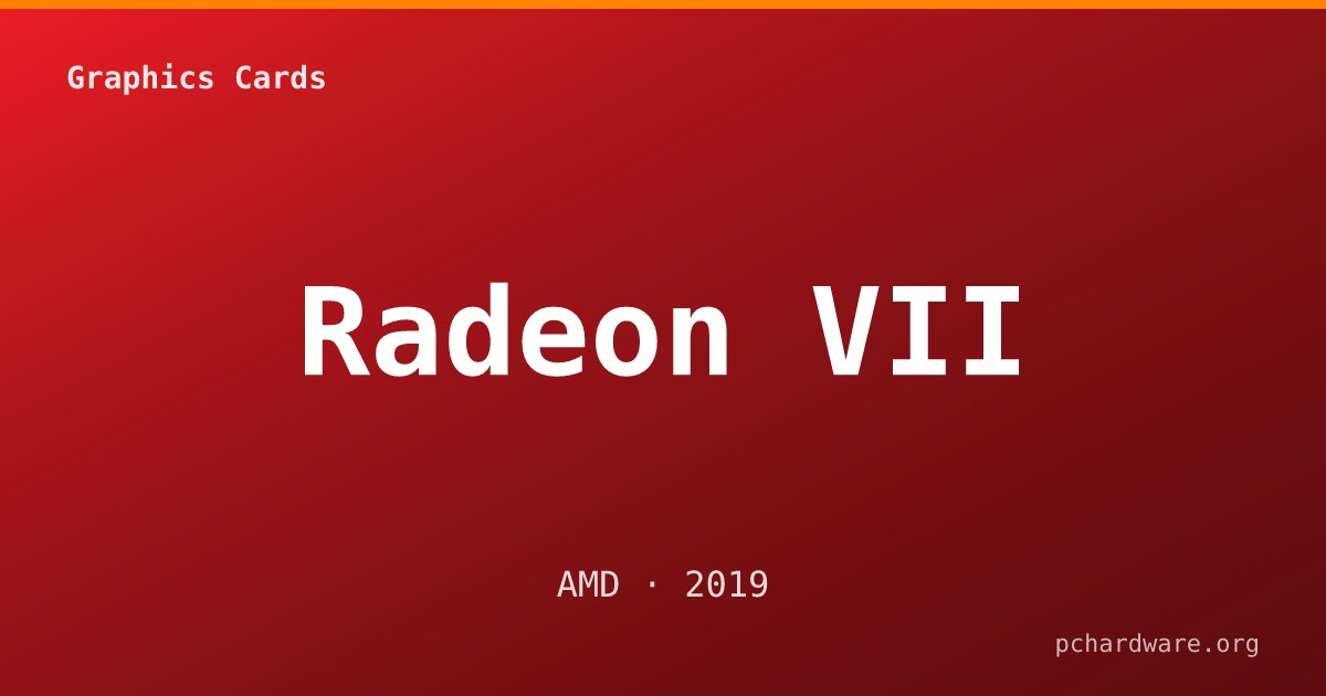 Radeon VII card