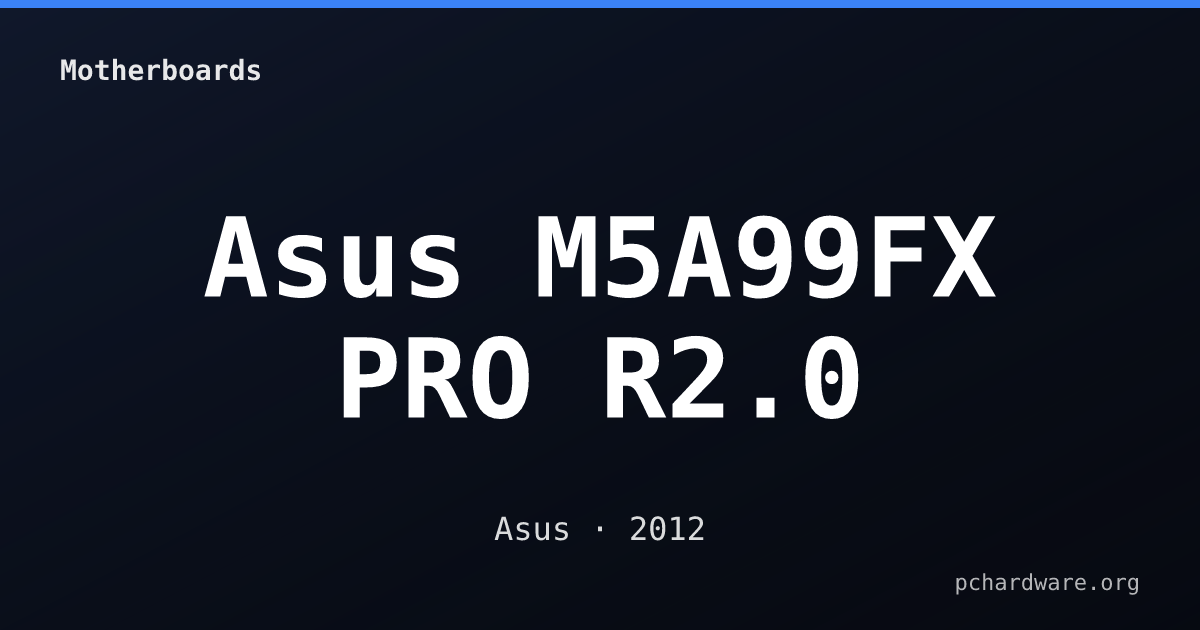 Asus M5A99FX PRO R2.0 card