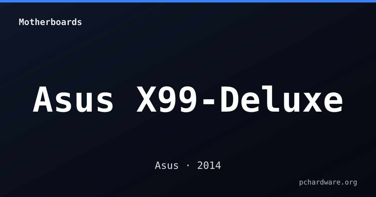 Asus X99-Deluxe card