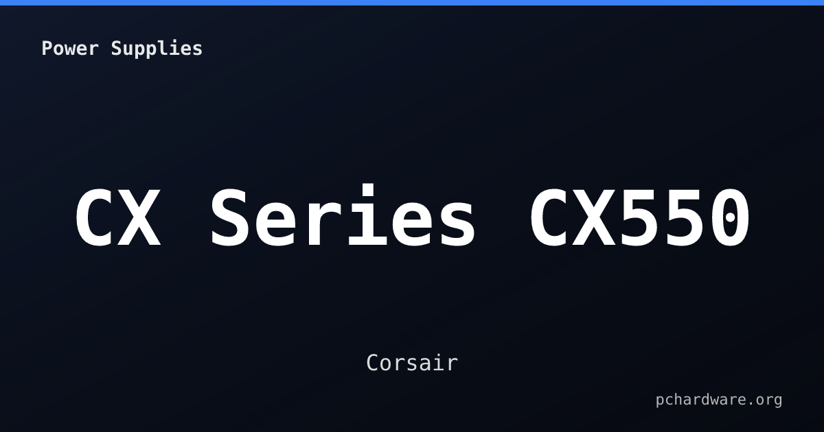 CX Series CX550 card