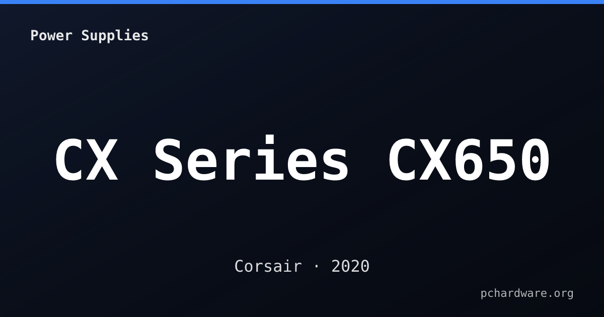 CX Series CX650 card