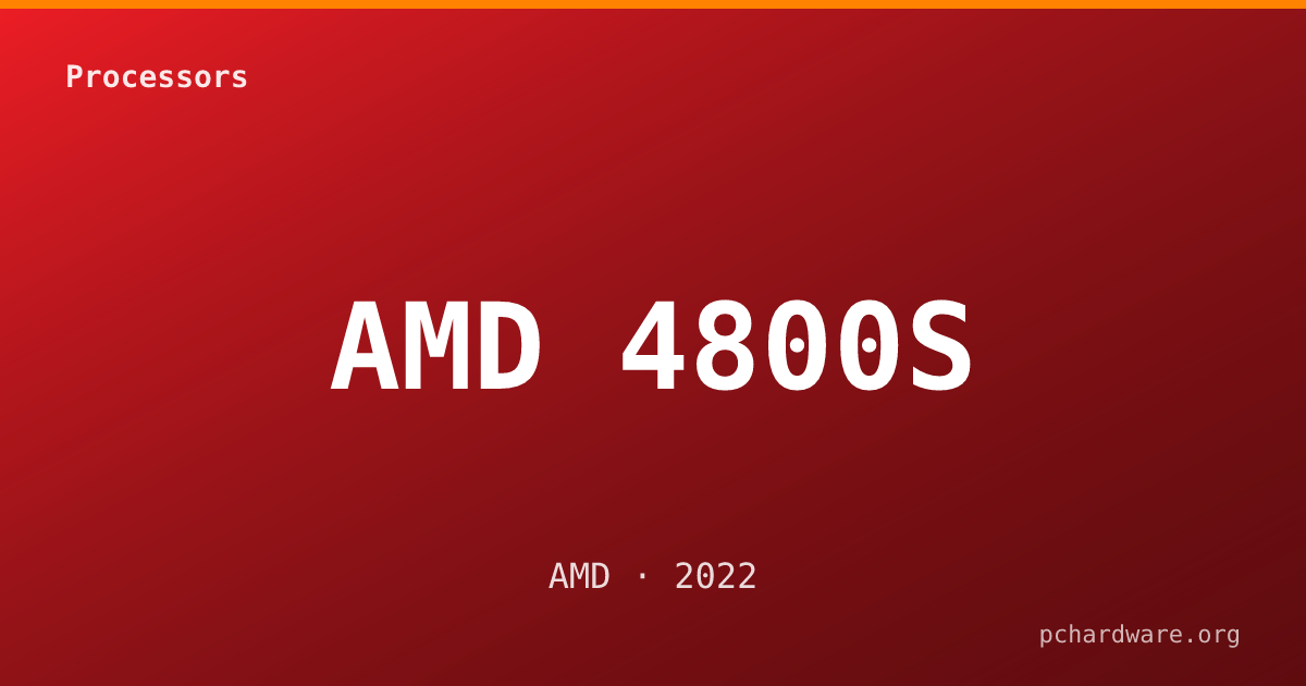 AMD 4800S card