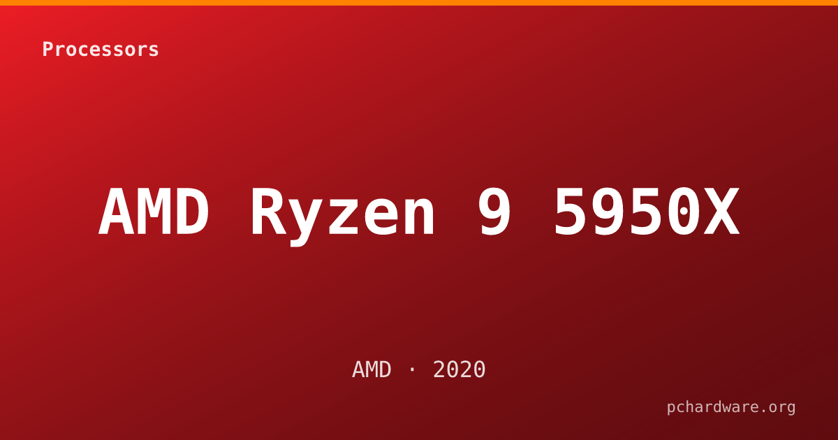AMD Ryzen 9 5950X card