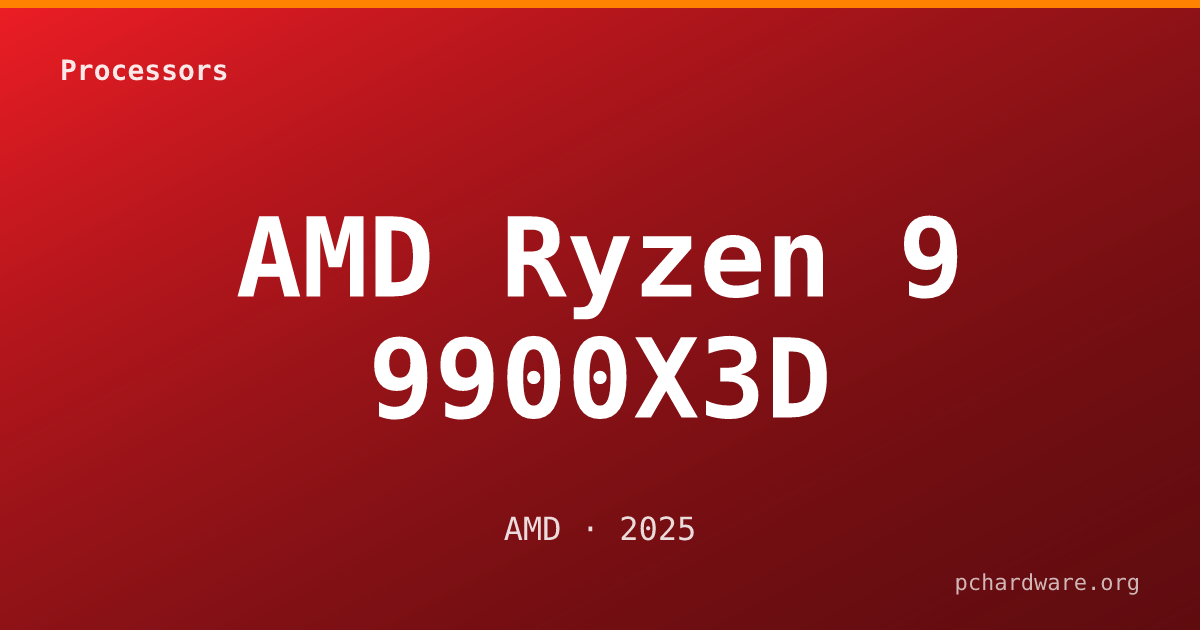AMD Ryzen 9 9900X3D card