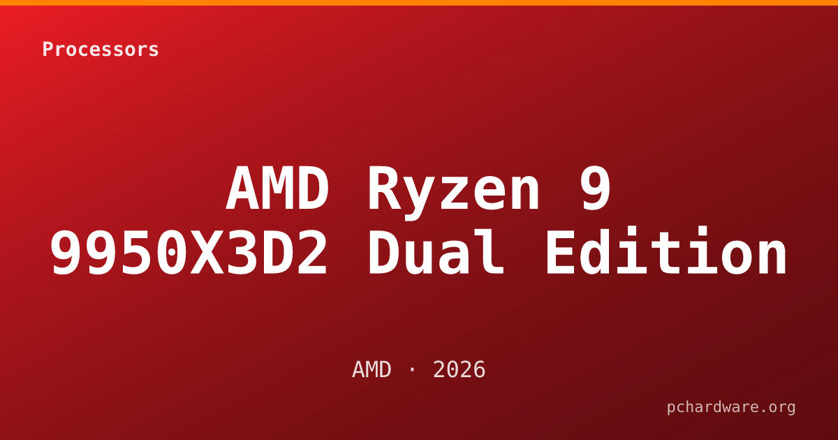 AMD Ryzen 9 9950X3D2 Dual Edition card