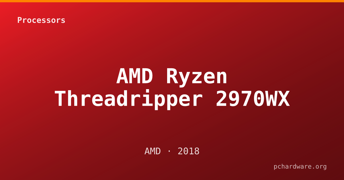 AMD Ryzen Threadripper 2970WX card