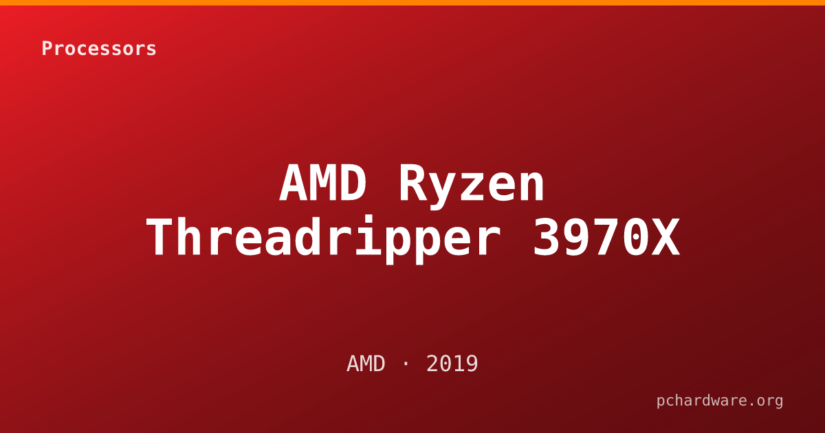 AMD Ryzen Threadripper 3970X card