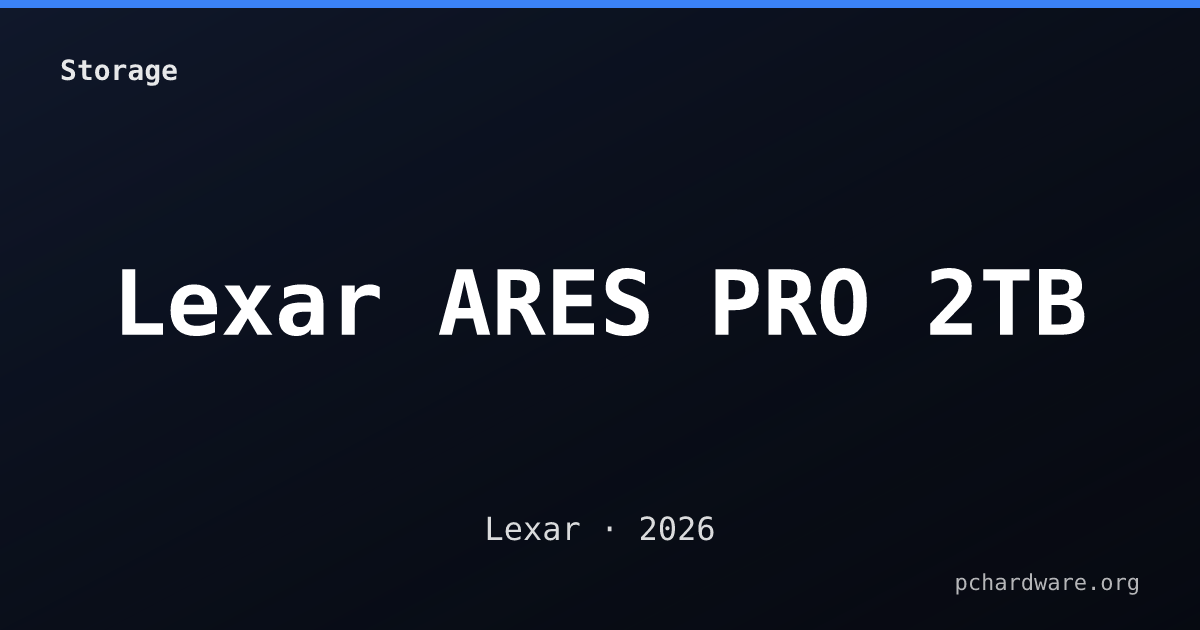 Lexar ARES PRO 2TB card