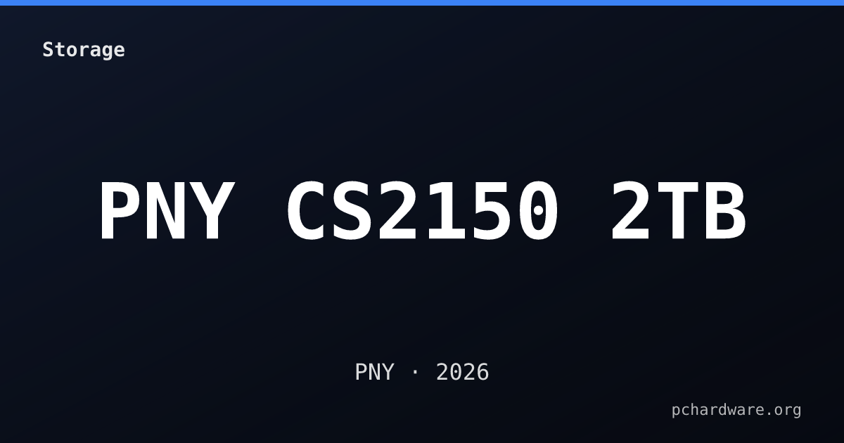 PNY CS2150 2TB card